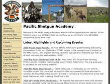 Tablet Screenshot of pacificshotgunacademy.com